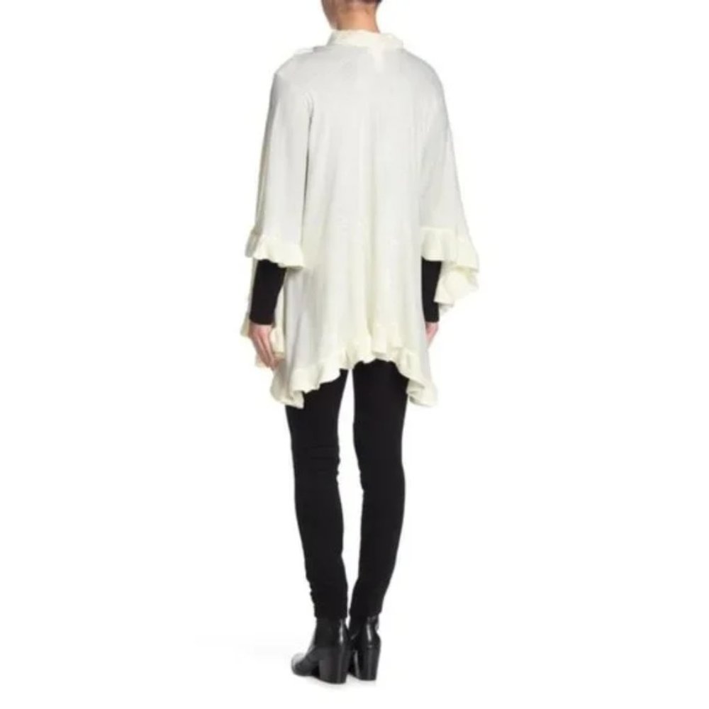 Nordstrom Rack Ruffle Trim Knit Ruana - Picture 5 of 5